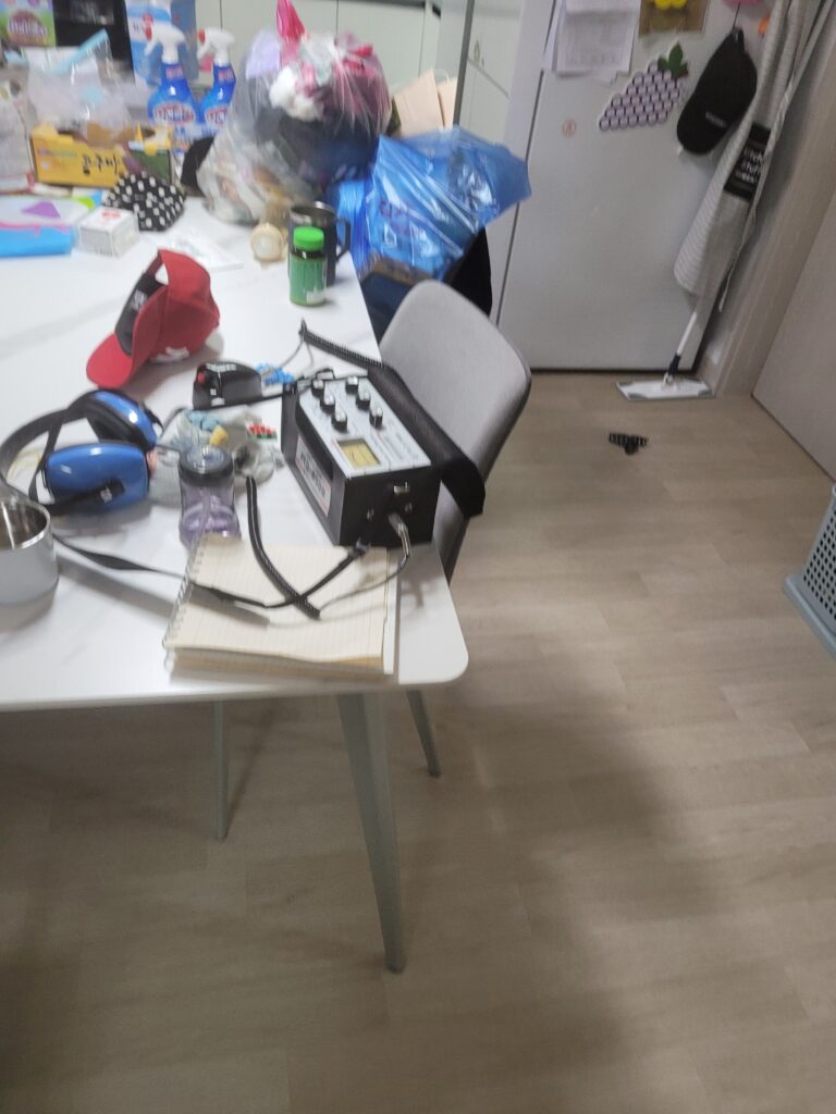 김포 누수탐지 아랫집 미세누수 해결 청음식 누수탐지 작업 사진