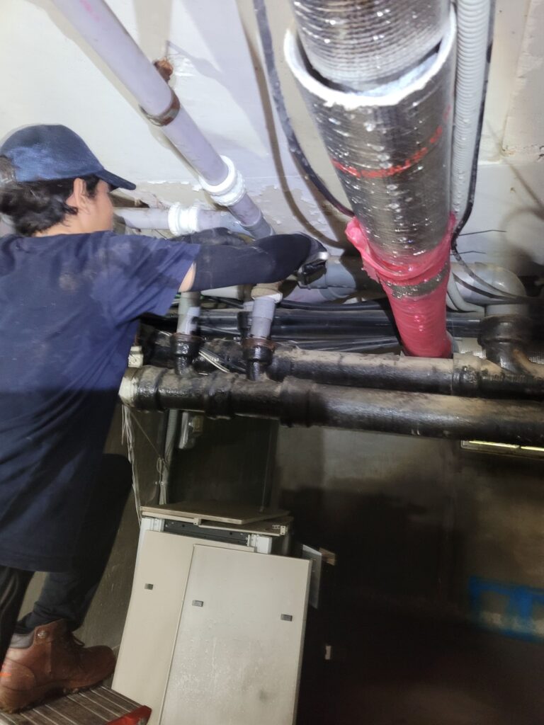 노원구 누수탐지 상계동 아파트 누수 전문 배관 작업 사진